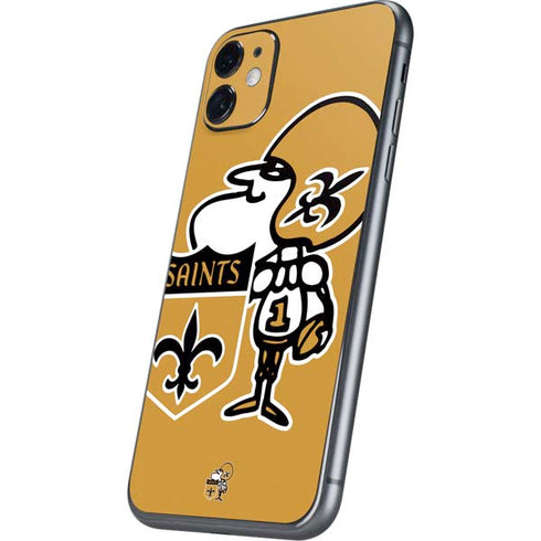NFL New Orleans Saints Retro Logo iPhone 11 Skin
